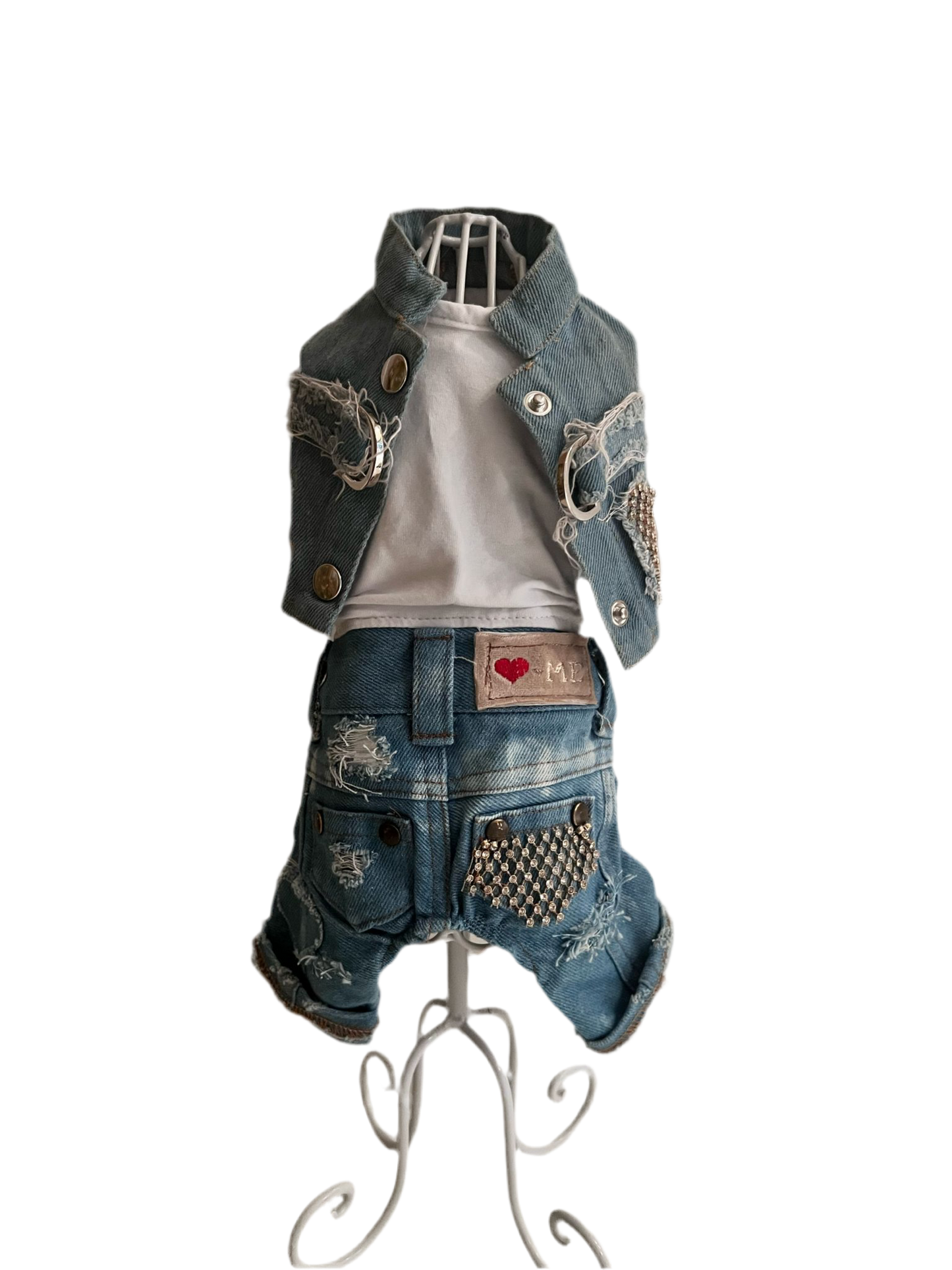JBR Harness long  Light Denim