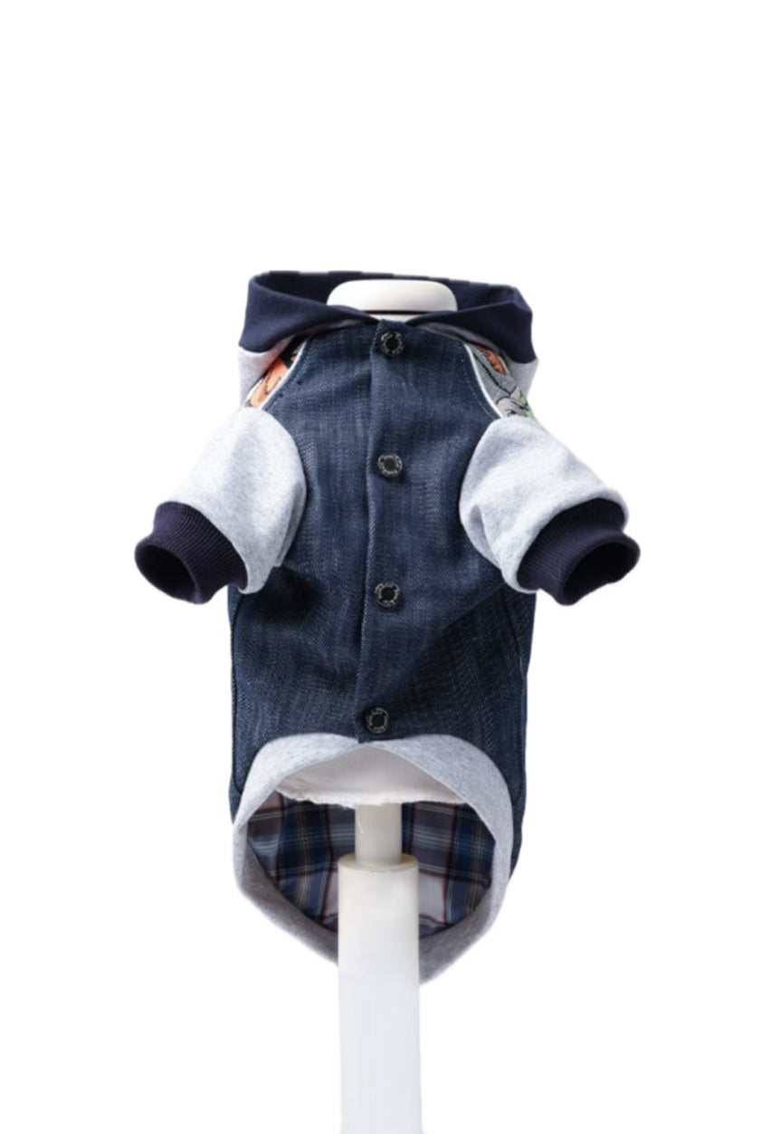 Giubbino jeans Diabolik blu