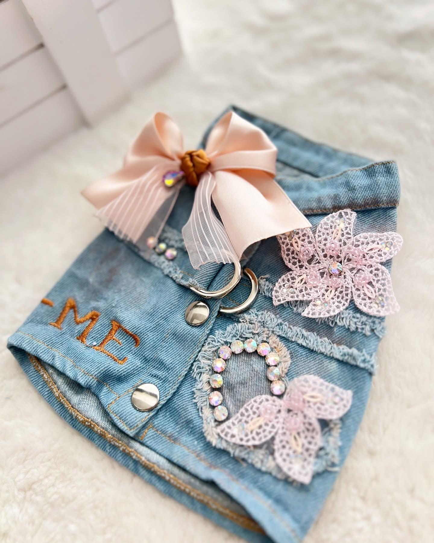 Harness Jeans Special sweet fashion Rosa