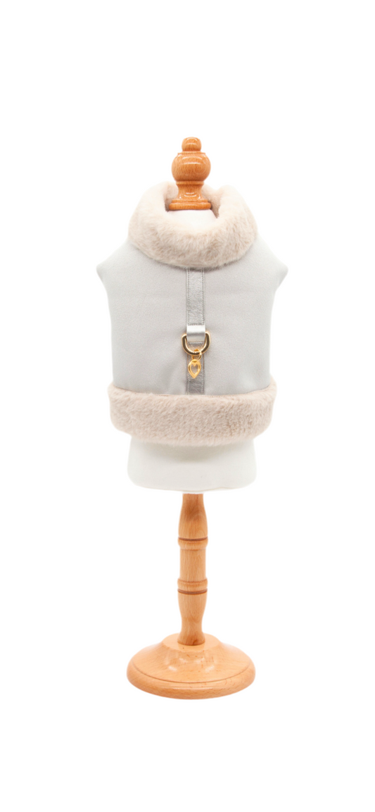 Harness Shearling TWEEN Grey Silver