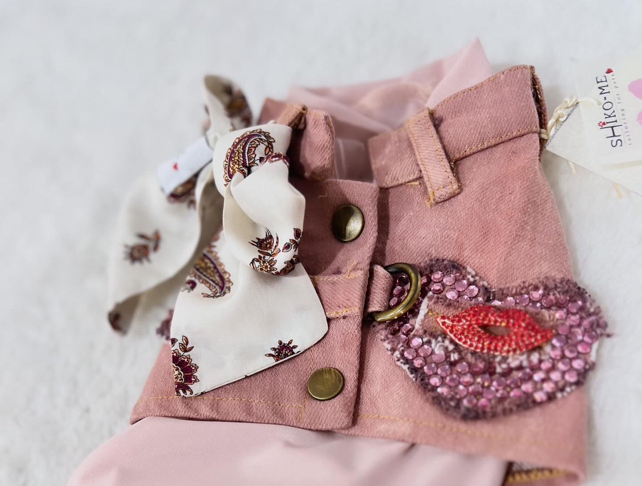 Harness Jeans Rosa special Kiss