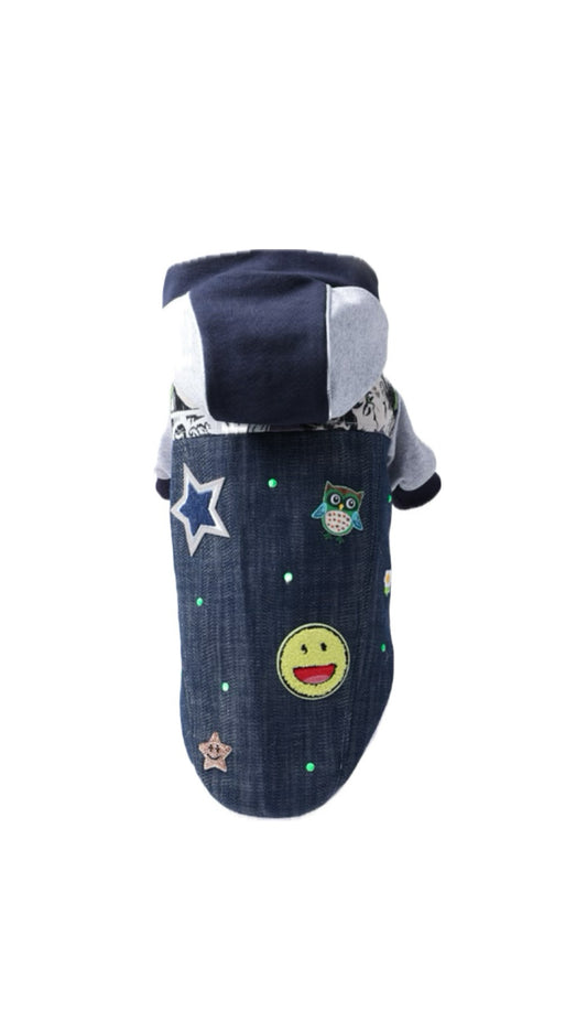 Giubbino jeans Diabolik blu