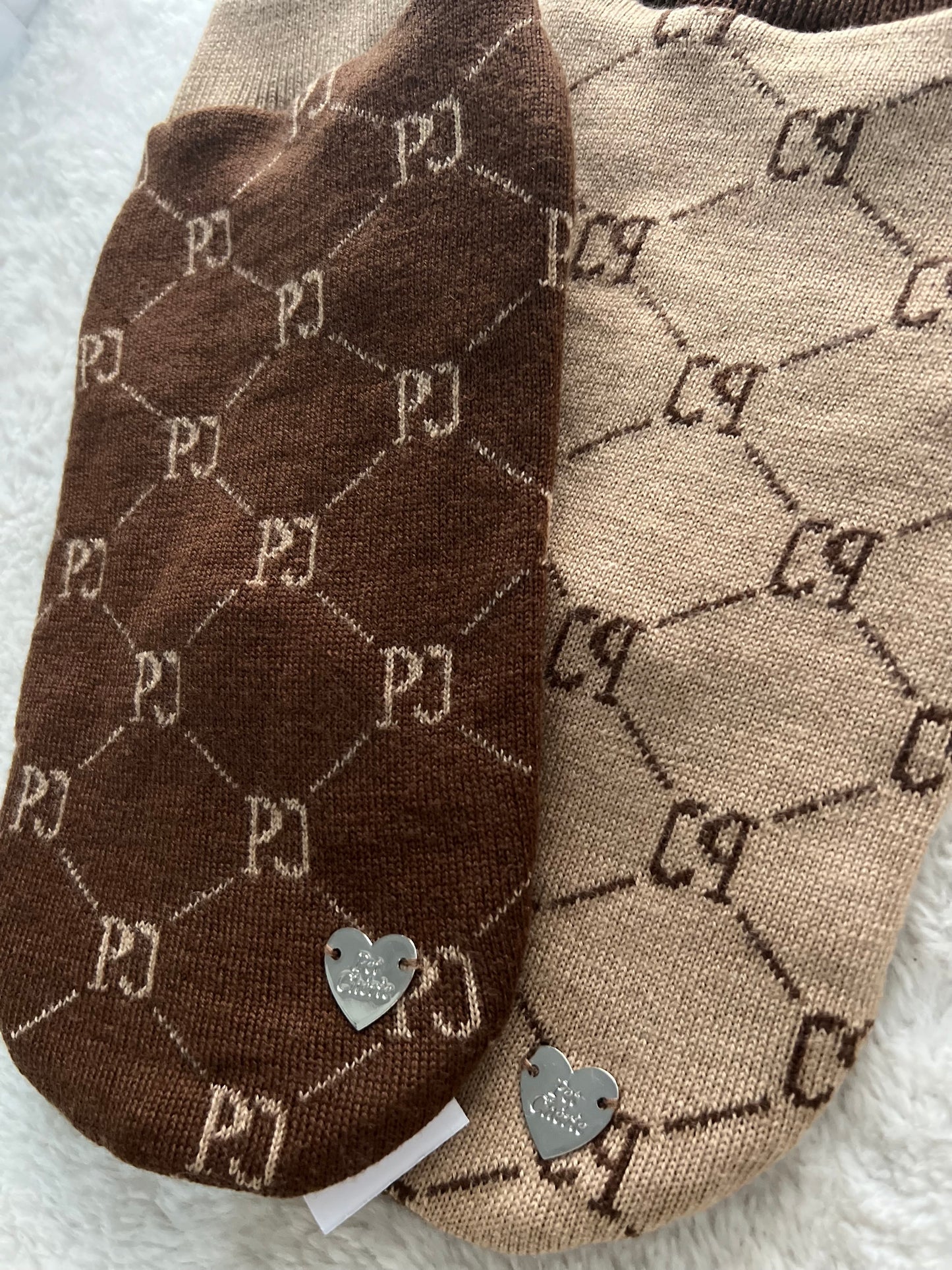 Logo Jacquard Pull Camel