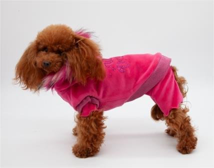 Coat VELVET TOUCH Fuxia