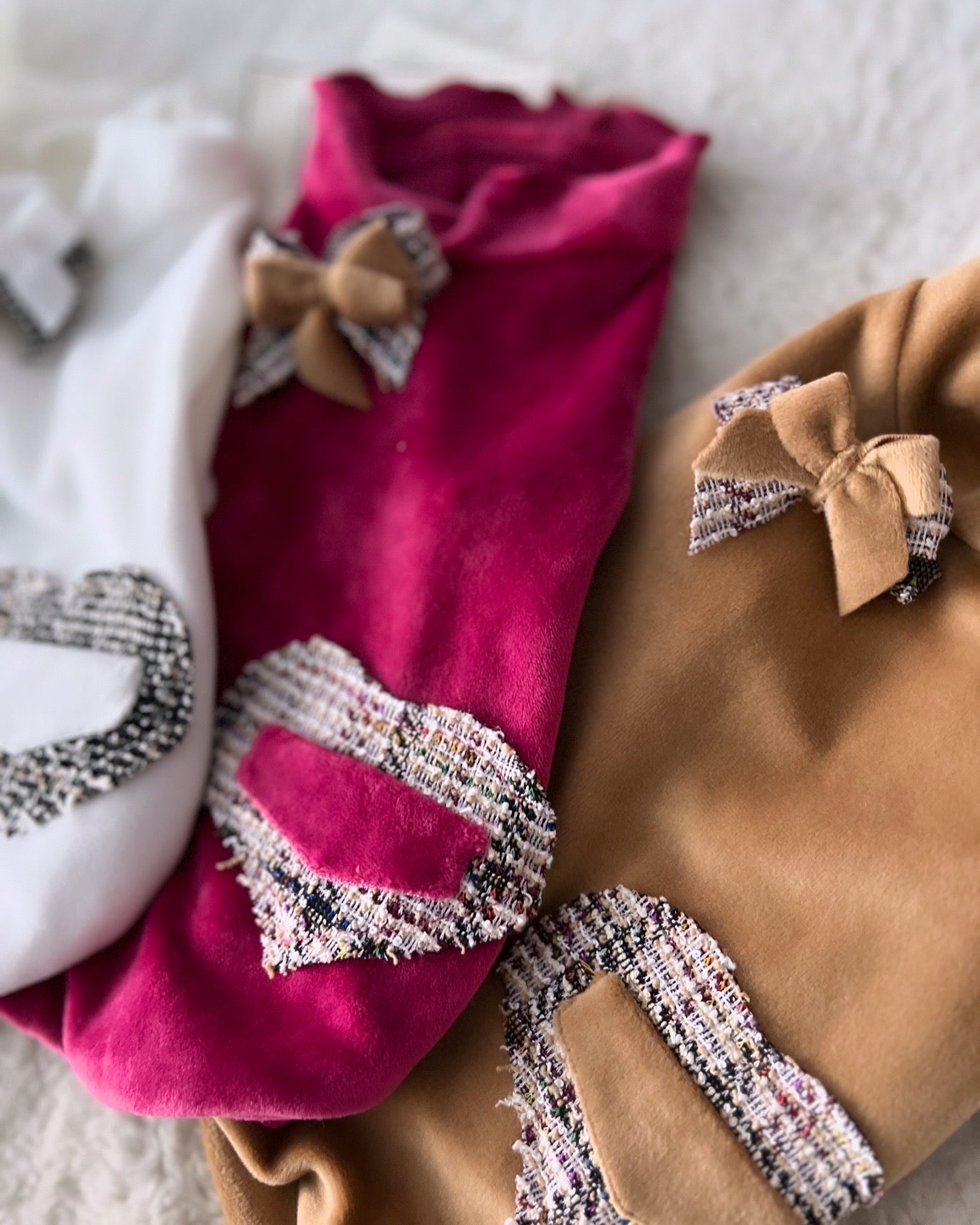 Ciniglia Sweatshirt Tweed Blu