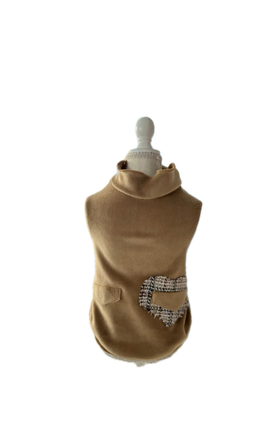 Ciniglia Sweatshirt Tweed Cammello