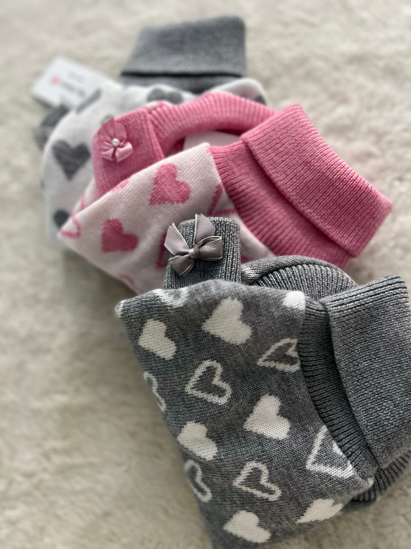 Sweet Harts Pull Bianco/Rosa