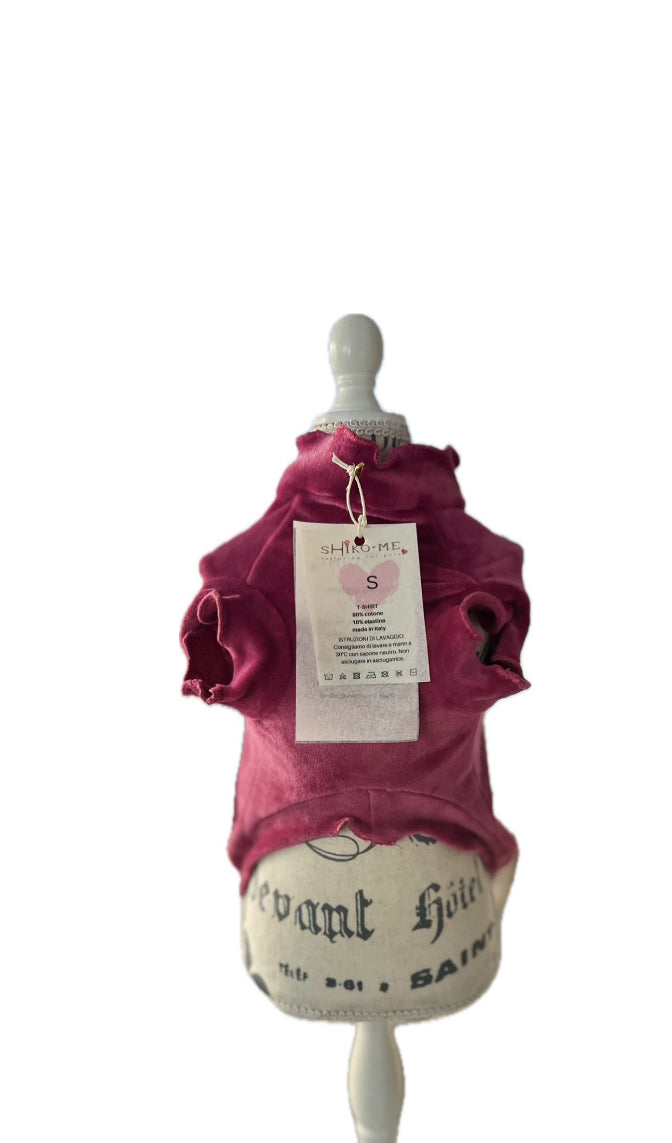 Ciniglia Sweatshirt Tweed Fuxia