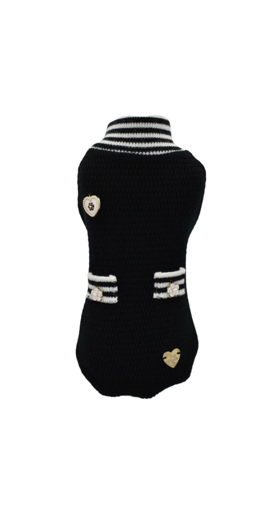 Chanel Style Pull Nero