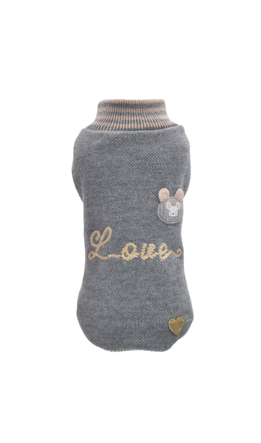 Mouse in Love Pull Grigio