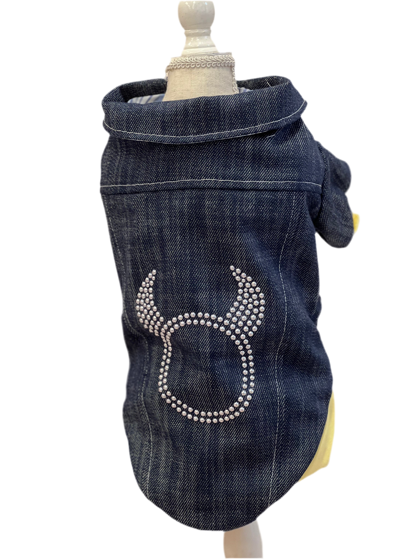 Giubbino in Jeans Logo Jellow A204/10