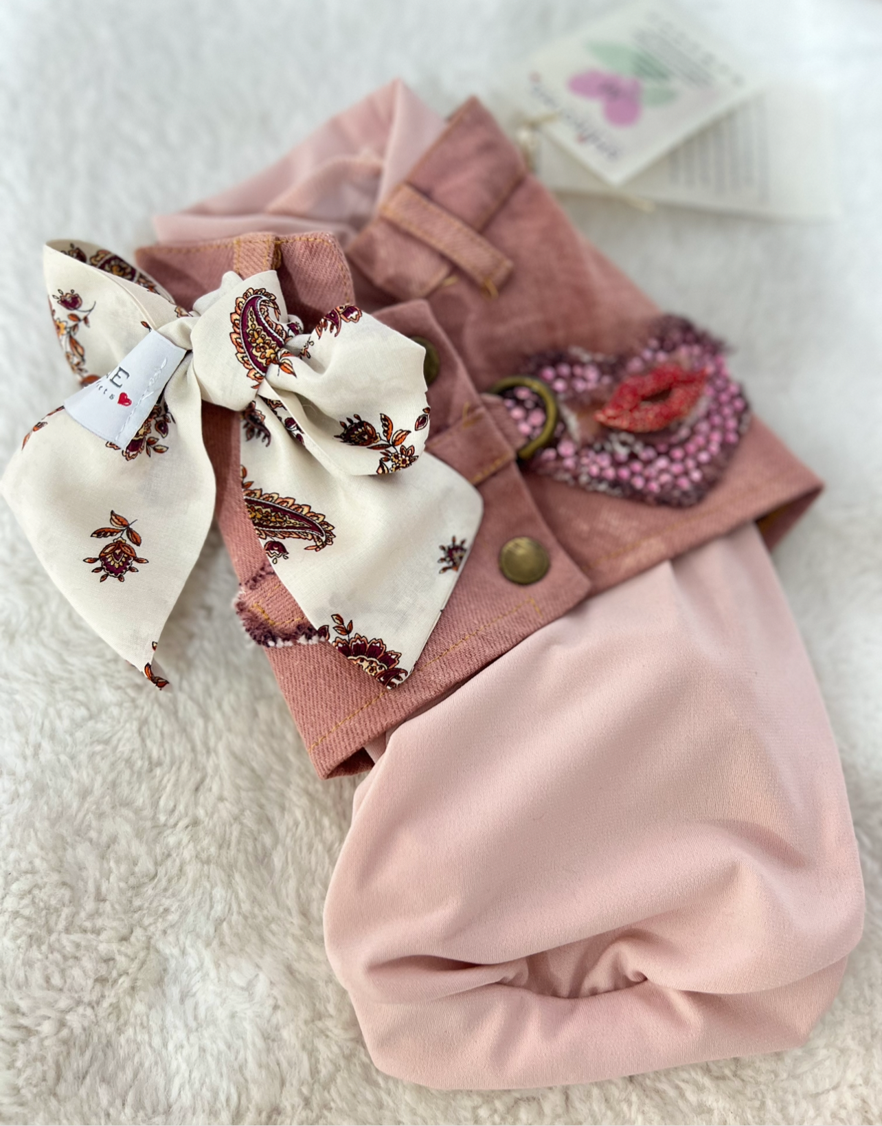 Harness Jeans Rosa special Kiss