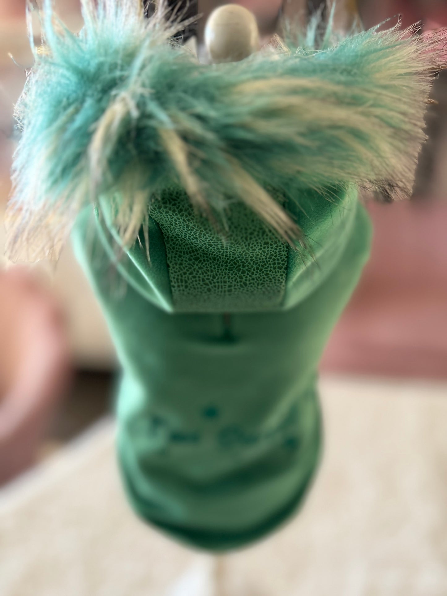 Coat VELVET TOUCH Green