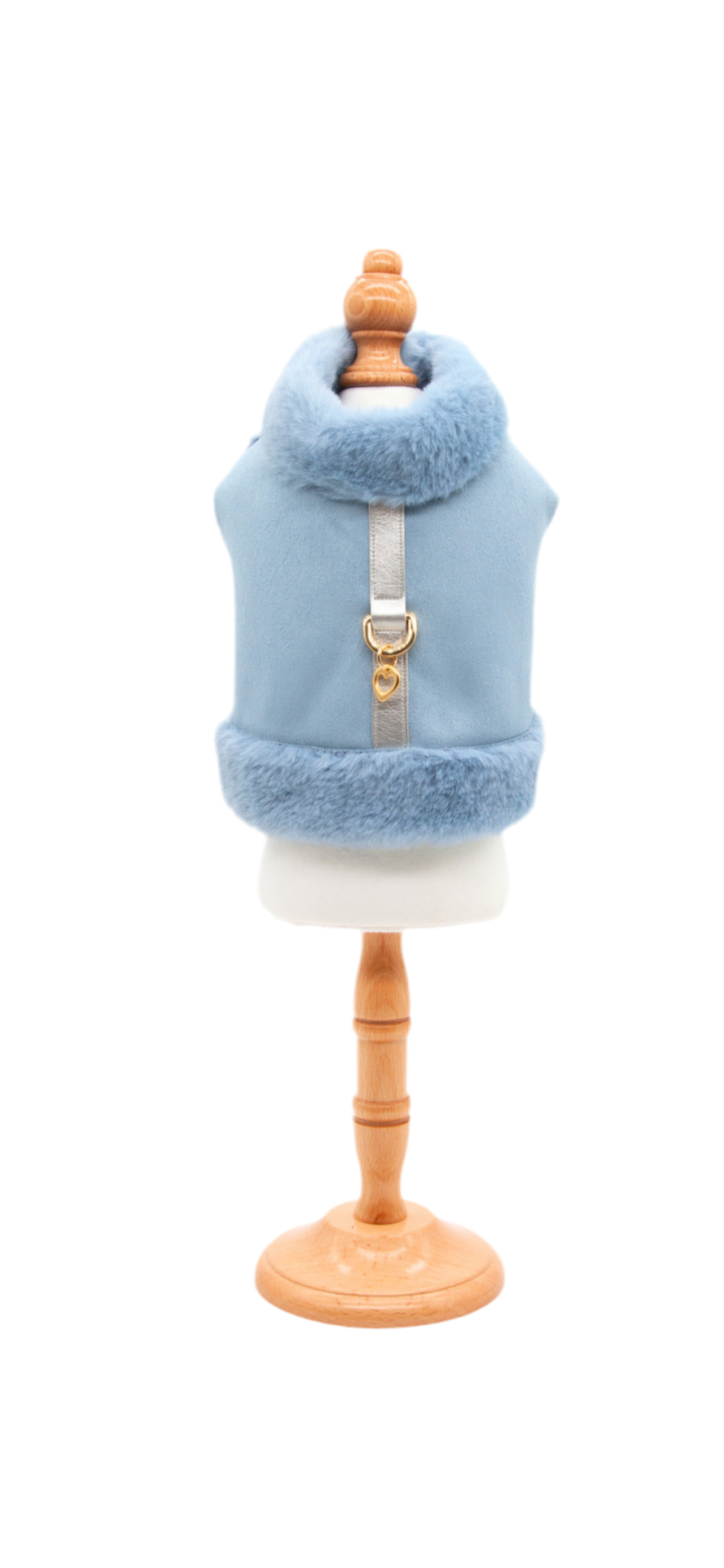 Harness Shearling TWEEN Blu Silver