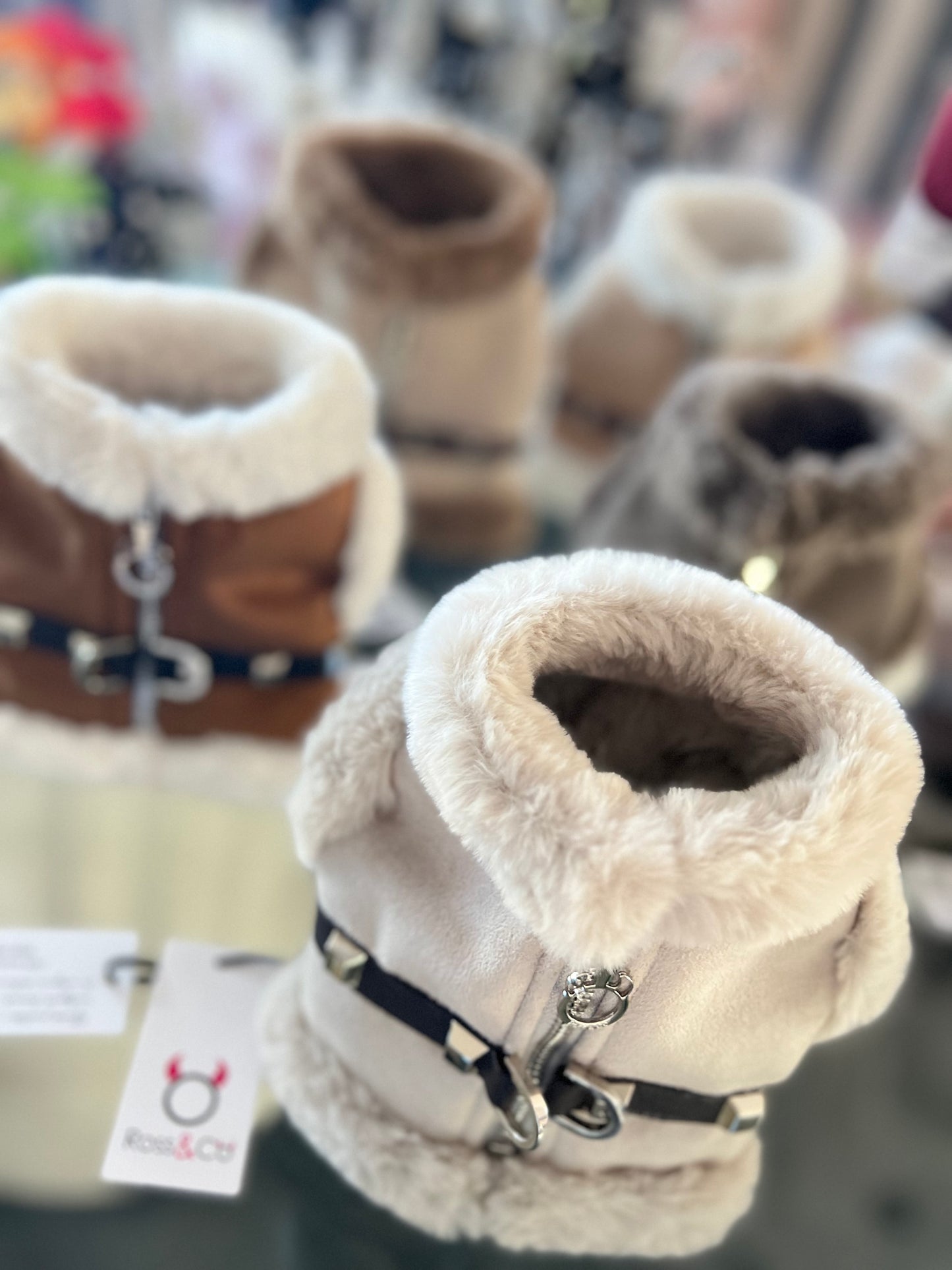 Harness Shearling Grigio