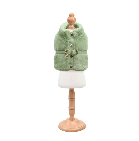 Harness Fit Fluffy : Verde Reseda