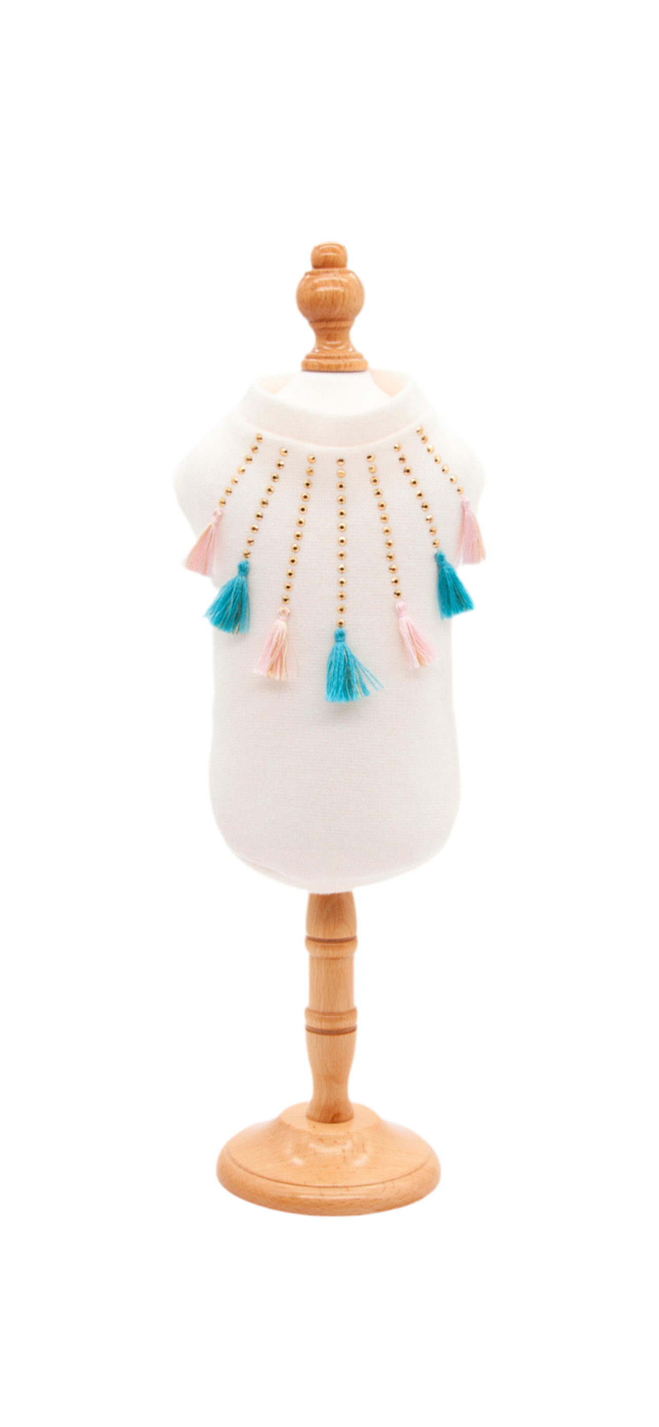 T-shirt TASSEL DROP White