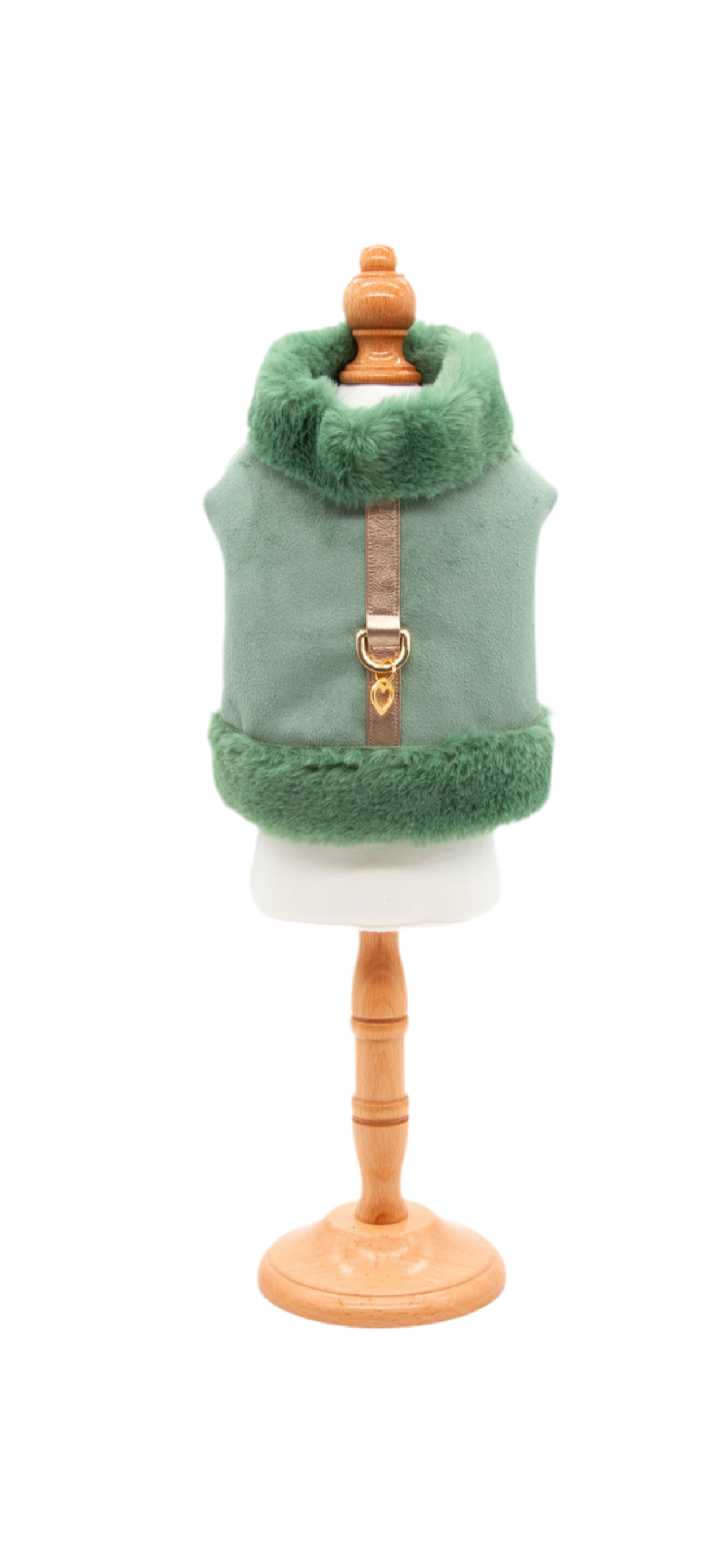 Harness Shearling TWEEN Green Gold