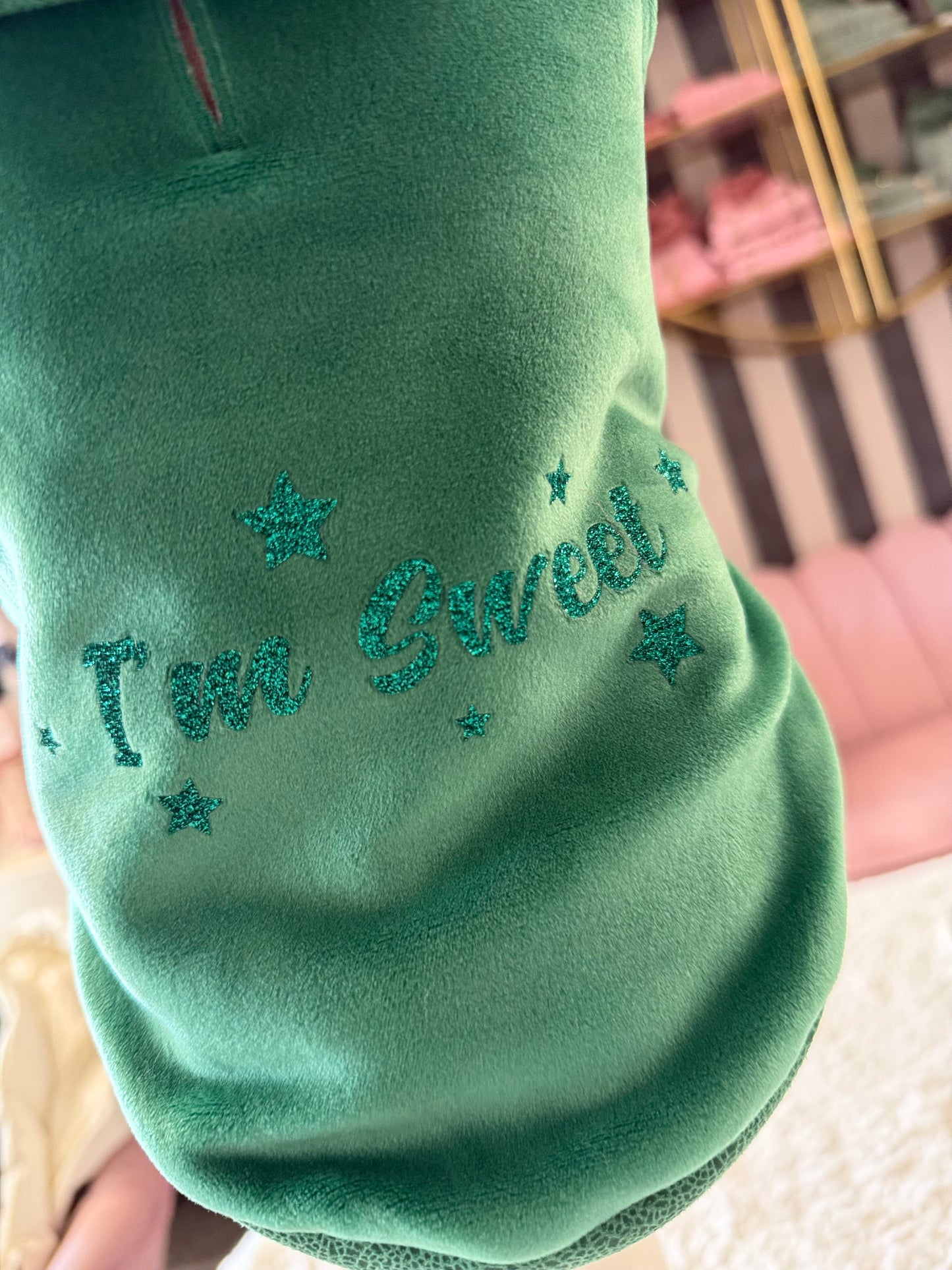 Coat VELVET TOUCH Green