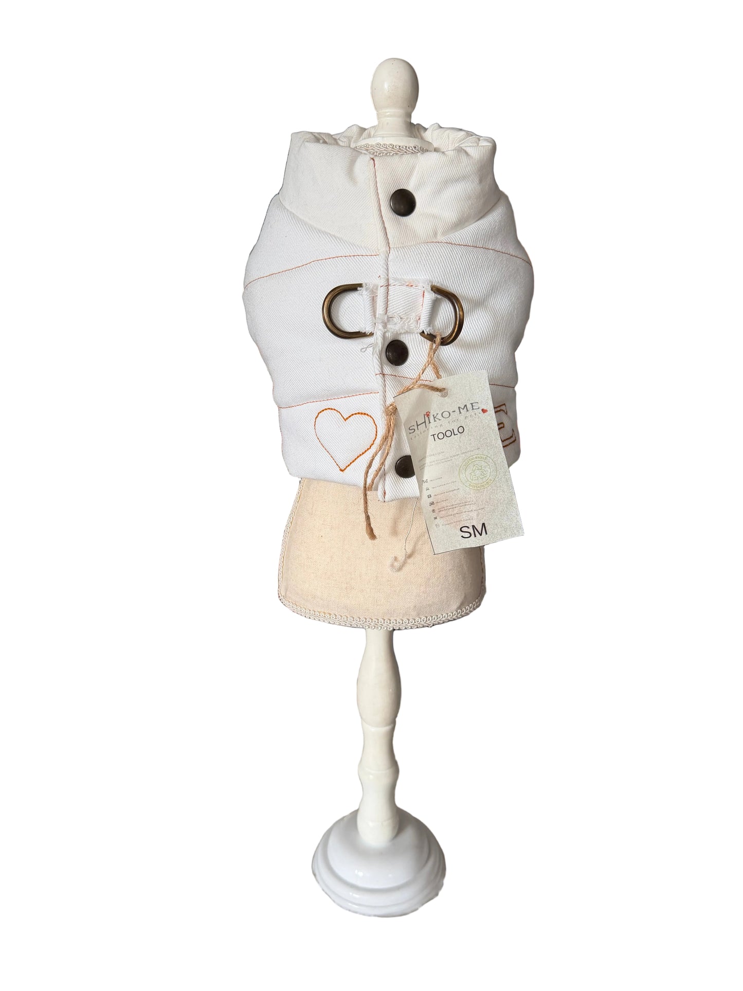 Toolo Harness Denim Bianco