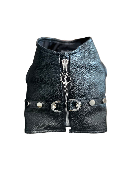 Pettorina Pelle Black