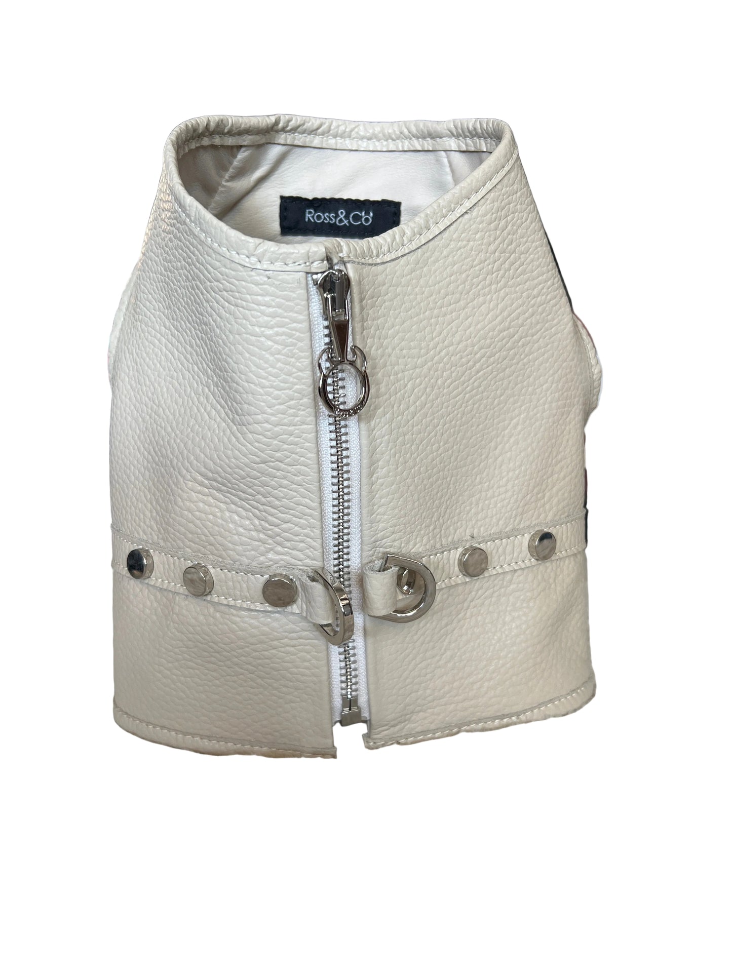 Pettorina Pelle Bianca