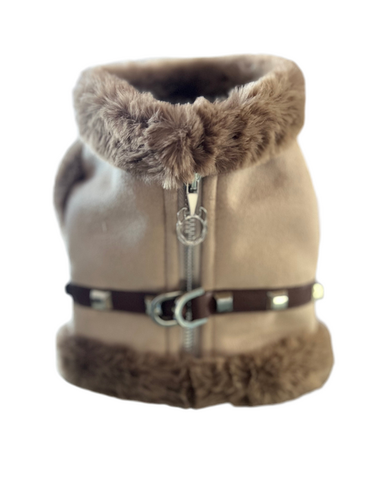 Harness Shearling Tortora