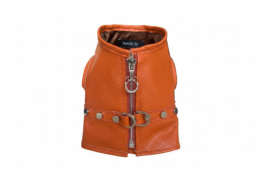 Pettorina Pelle Orange