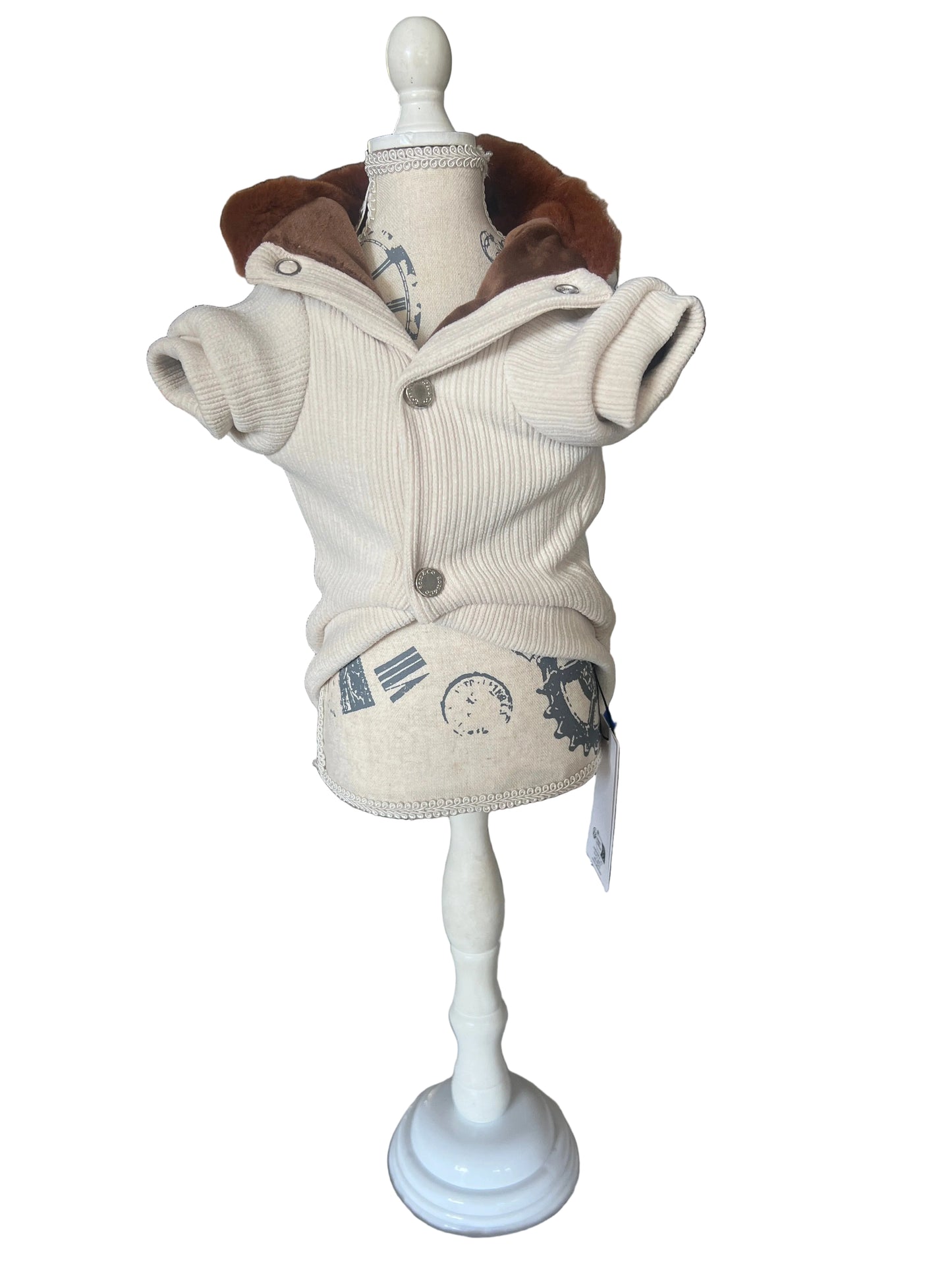 Felpina velluto Beige