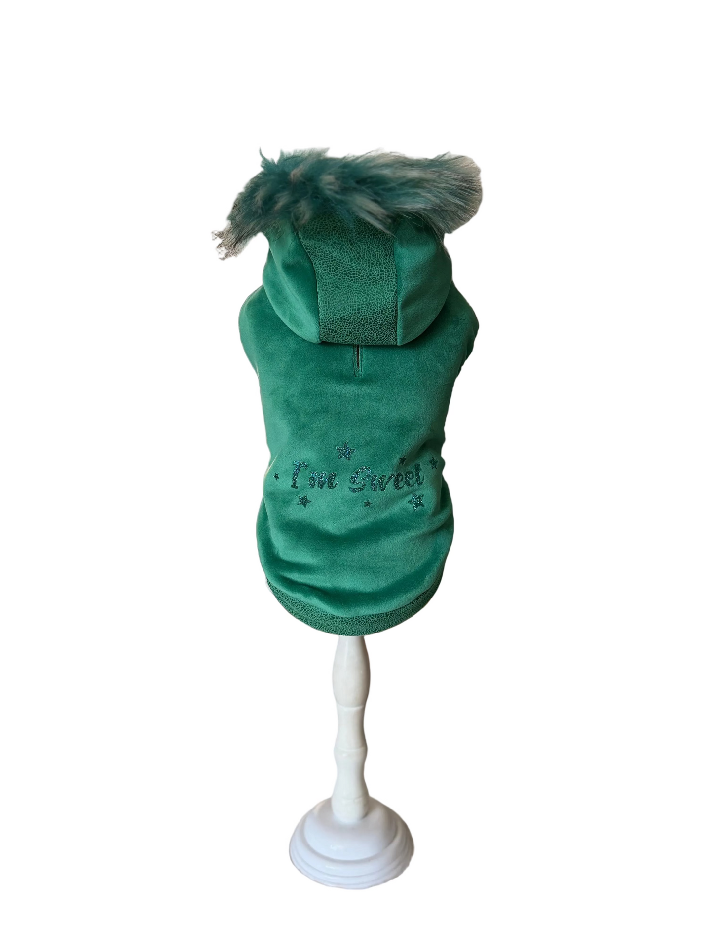 Coat VELVET TOUCH Green