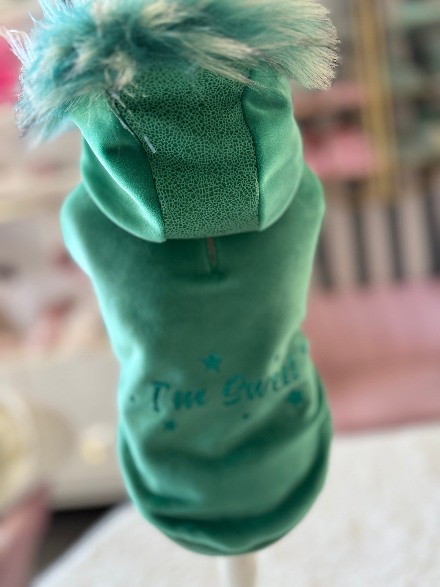 Coat VELVET TOUCH Green