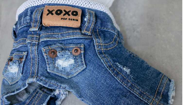 Pop Denim Pants