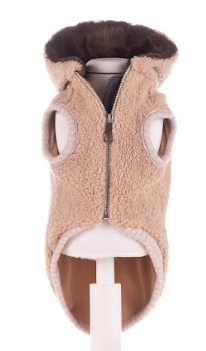 Felpa Teddy Cappuccio Beige