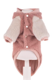 Felpa FurFur cappuccio Rosa