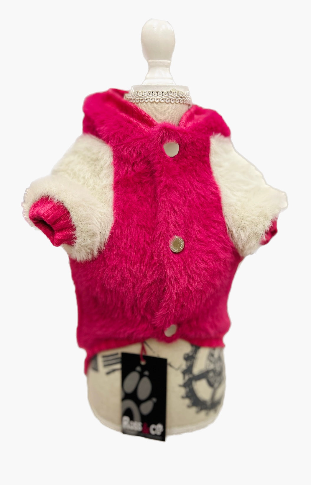 Felpa FurFur cappuccio Fuxia