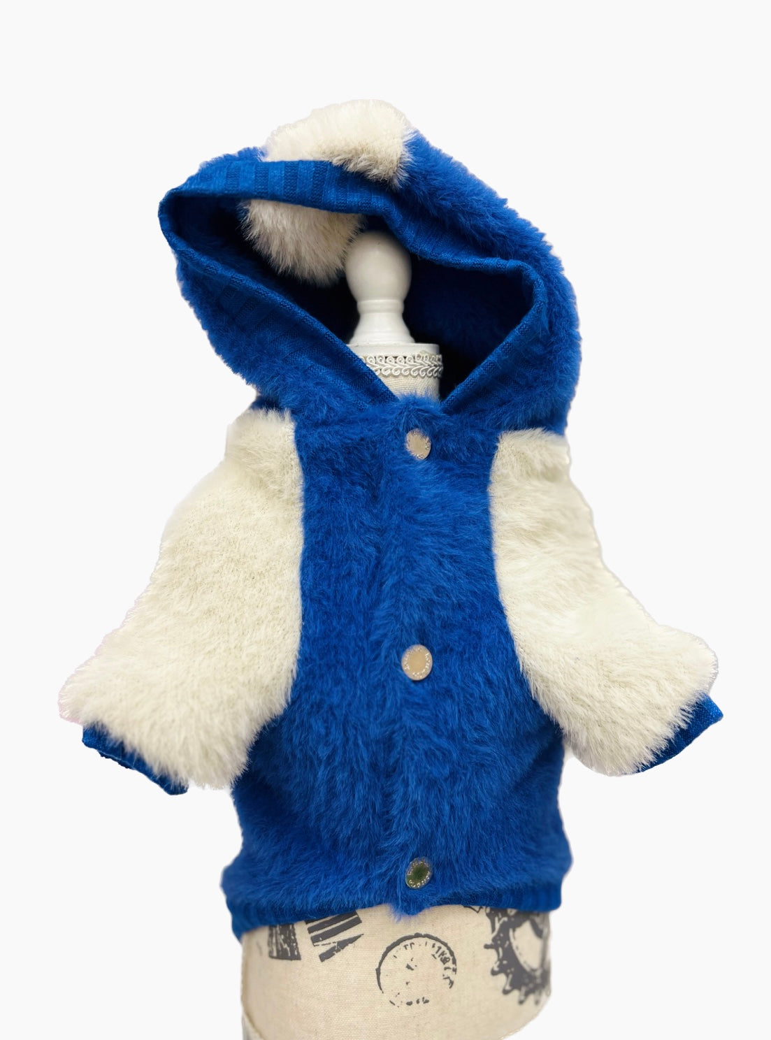 Felpa FurFur cappuccio Blu Royal