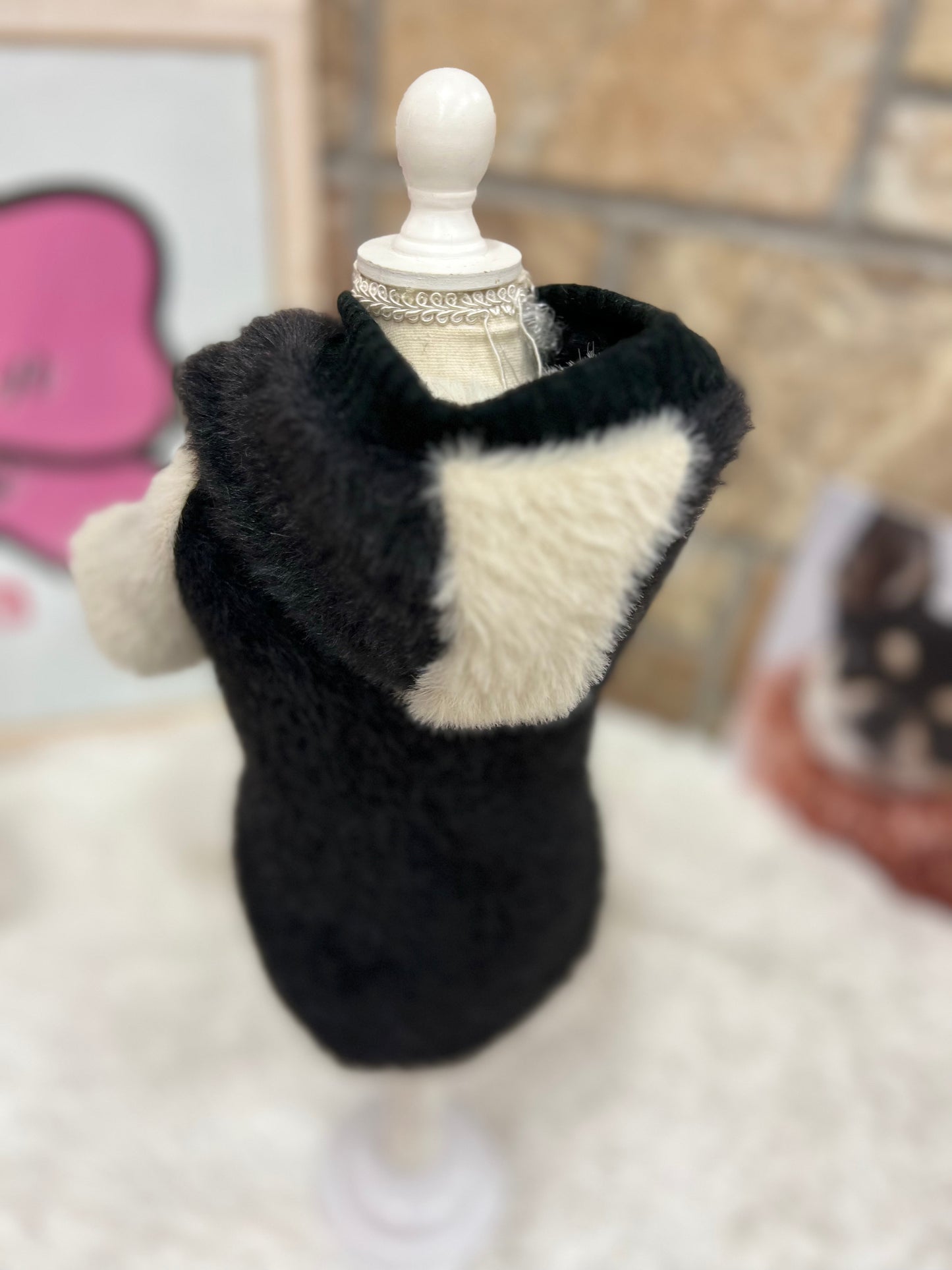 Felpa FurFur cappuccio Nero