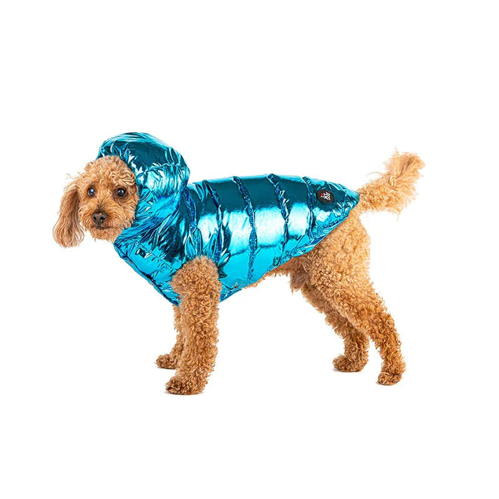 Bright Foil Puffer Blu