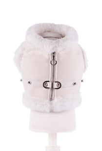 Pettorina Shearling Bianco