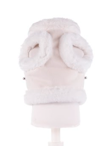 Pettorina Shearling Bianco